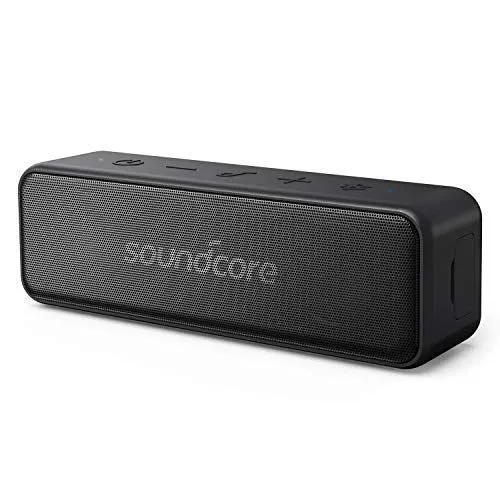 Anker Soundcore Motion B, Portable Bluetooth Speaker, with 12W Louder Stereo Sound, IPX7 Waterproof, and 12  Hr Longer-Lasting Playtime, Soundcore Speaker Upgraded Edition for Home and Outdoors