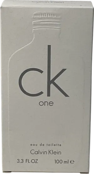 Calvin Klein One Eau De Toilette One 100ml