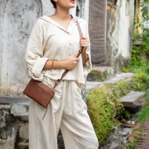 Crossbody Leather Wallet