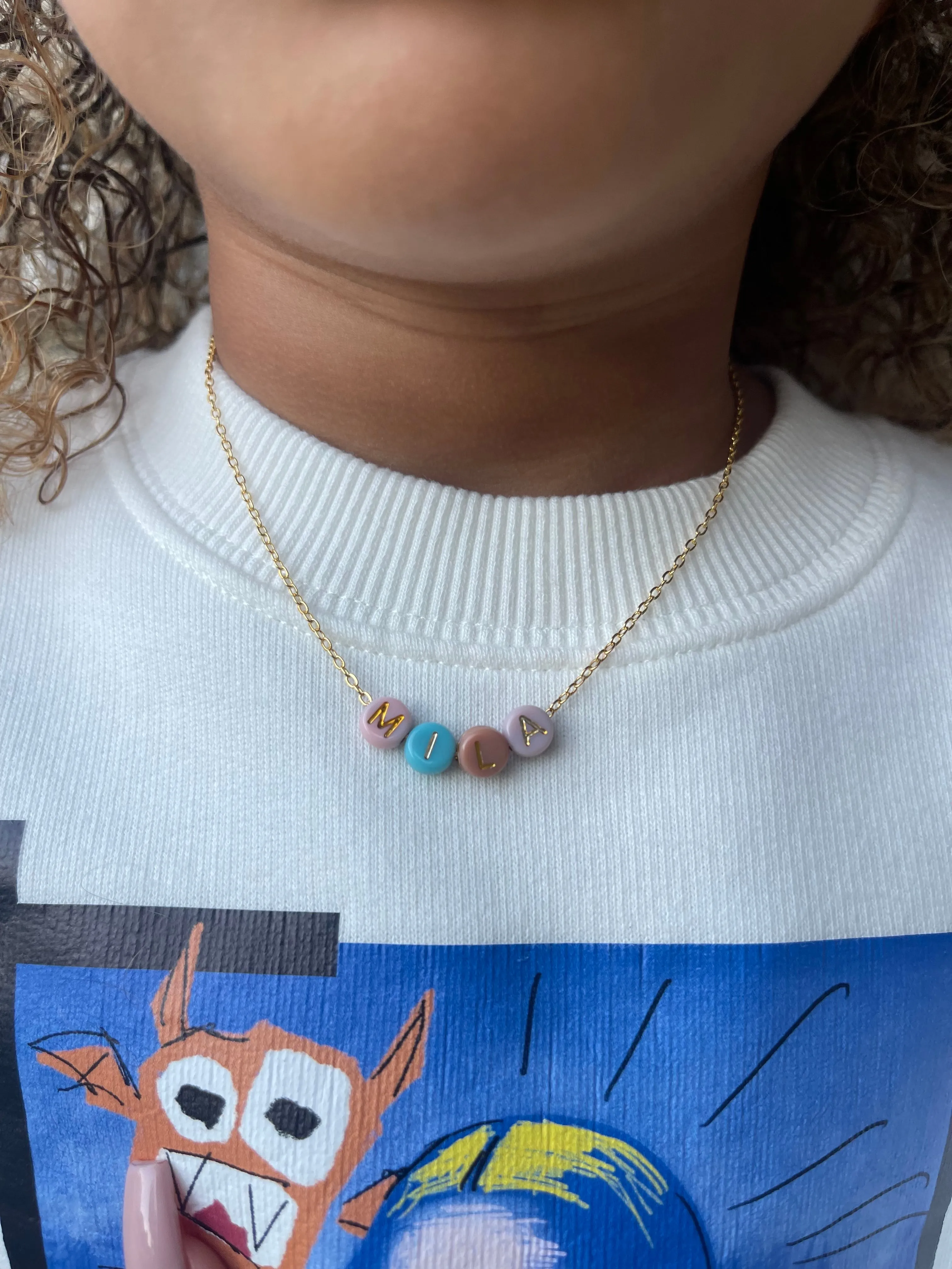 Jill Marie Personalized Necklace (16k Gold)