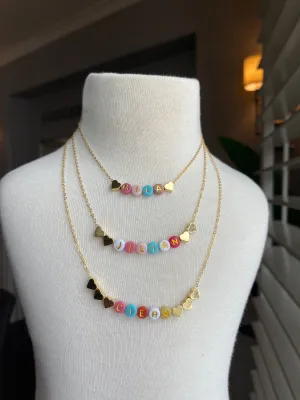 Jill Marie Personalized Necklace (16k Gold)