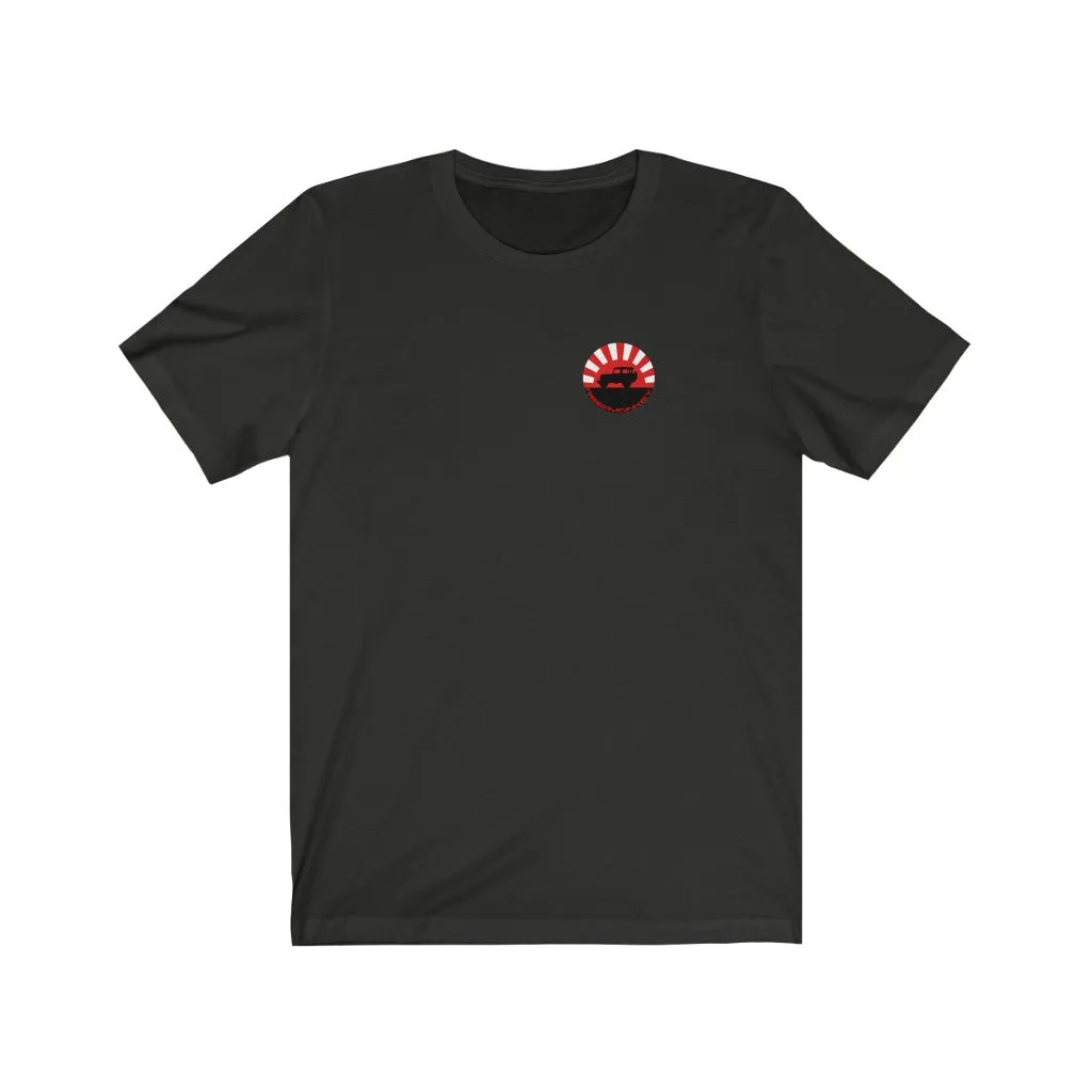 Land Cruiser 40 through 60 series Jersey Short Sleeve Tee Rising Sun FJ40 Gifts by Reefmonkey