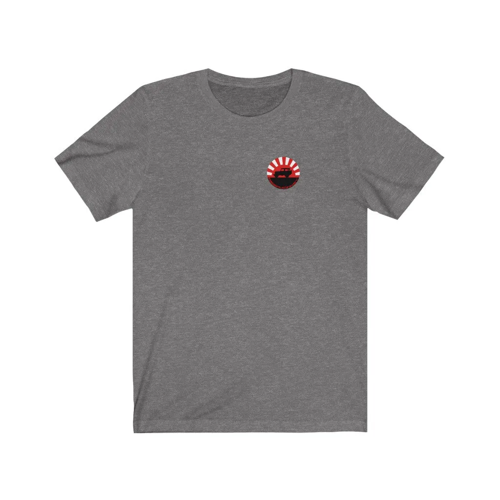 Land Cruiser 40 through 60 series Jersey Short Sleeve Tee Rising Sun FJ40 Gifts by Reefmonkey