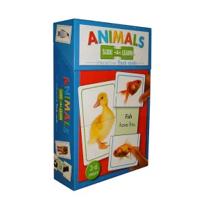 Slide-&-Learn: Animals<br> <span style="font-size: 11px; font-family:Helvetica,Arial,sans-serif;">Interactive Flash Cards</span>