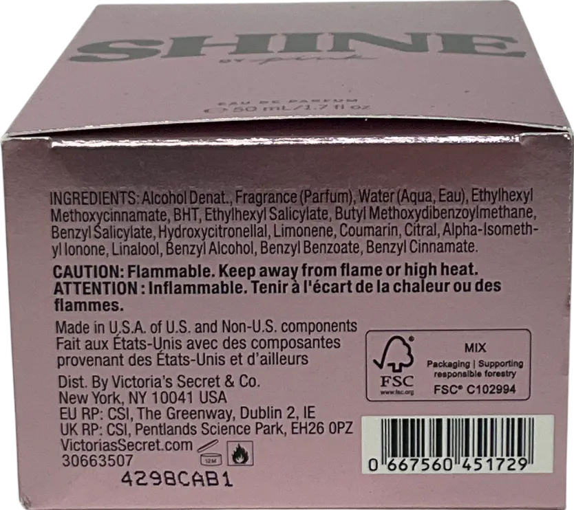 victoria secrets Shine By Pink Perfume Shine 50ml